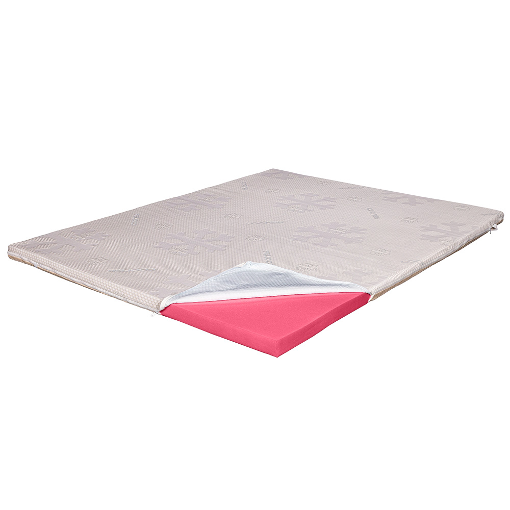 Topper Saltea Super Ortopedic Air 7 cm, Bio Bumbac Cooler, 150x190 cm