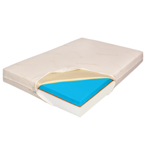 Saltea de Pat Ortopedica, Bio Cocos, Bio Bambus, 15+2+6 cm, 200x200