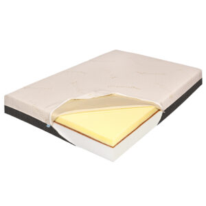 Saltea de Pat Ortopedica Memory 7 cm HD, Bio Cocos, Bio Bambus, 14+2+7, 180x190