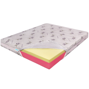 Saltea de pat Ortopedica Lavanda 4 Fit, Reversibila 2 in 1, 200 x 200 cm