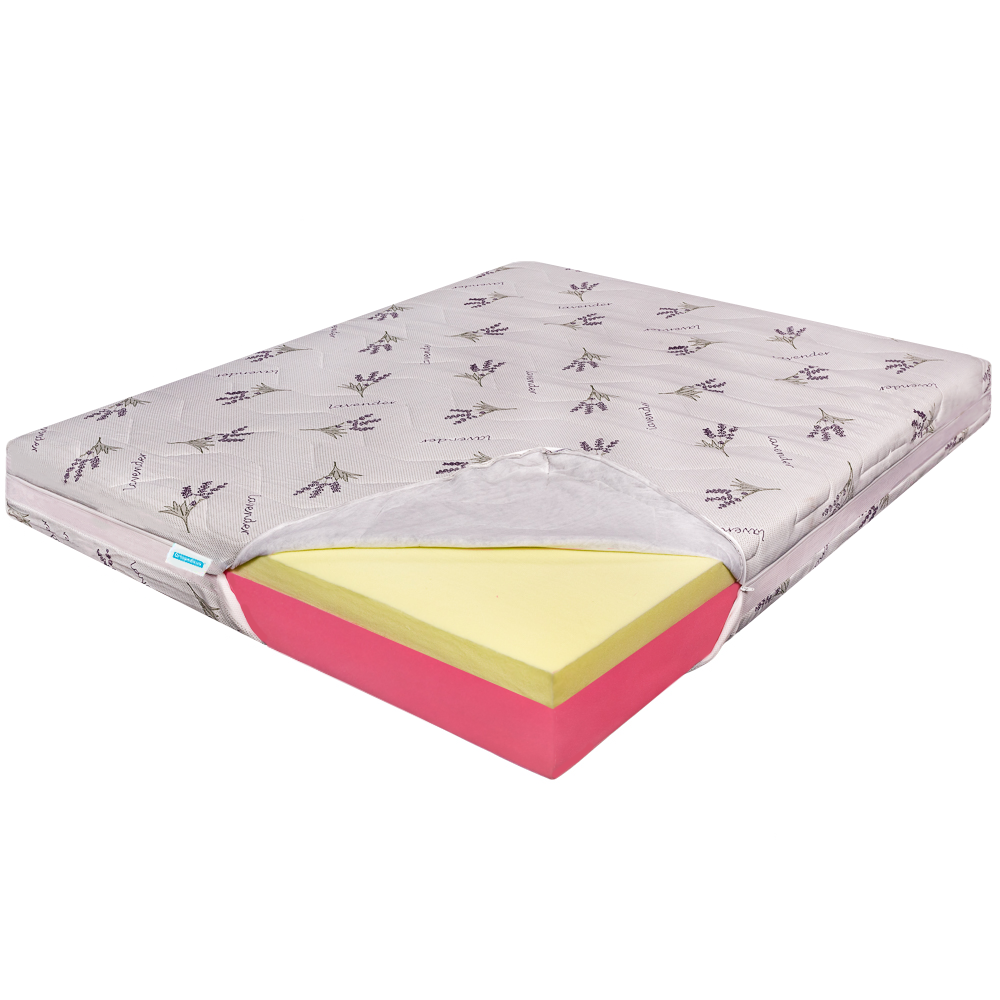 Saltea de pat Ortopedica Lavanda 4 Fit, Reversibila 2 in 1, 100 x 200 cm