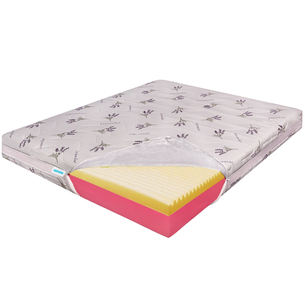 Saltea de pat Ortopedica, Memory HD 15+7+1, Lavanda Wellness, fara arcuri, 170 x 200