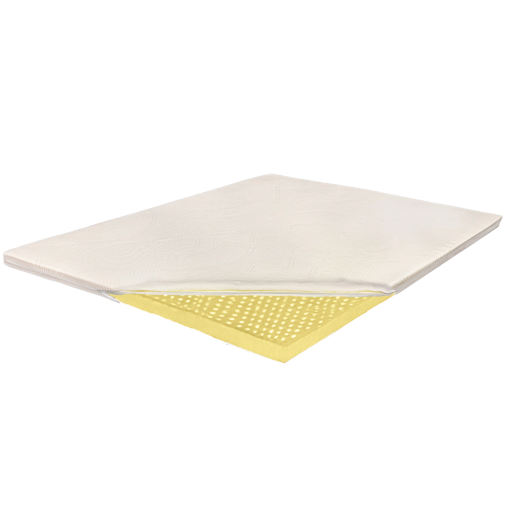 Topper Saltea Ortopedic 100x200 - 100% Latex, 3.5 cm, Aloe Vera, Ergomed