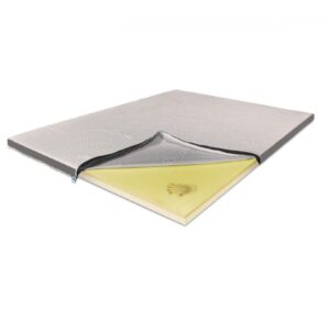 Topper Saltea Memory 4+2 Argentum, 150 x 200 cm
