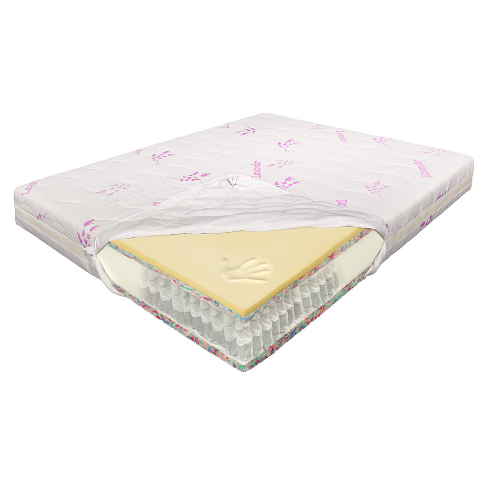 Saltea de pat cu arcuri pocket 180x200 - Memory Lavanda Ecotrend