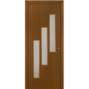 Usa de interior din lmn  cu geam OP-105 2000/600 Stejar Inchis