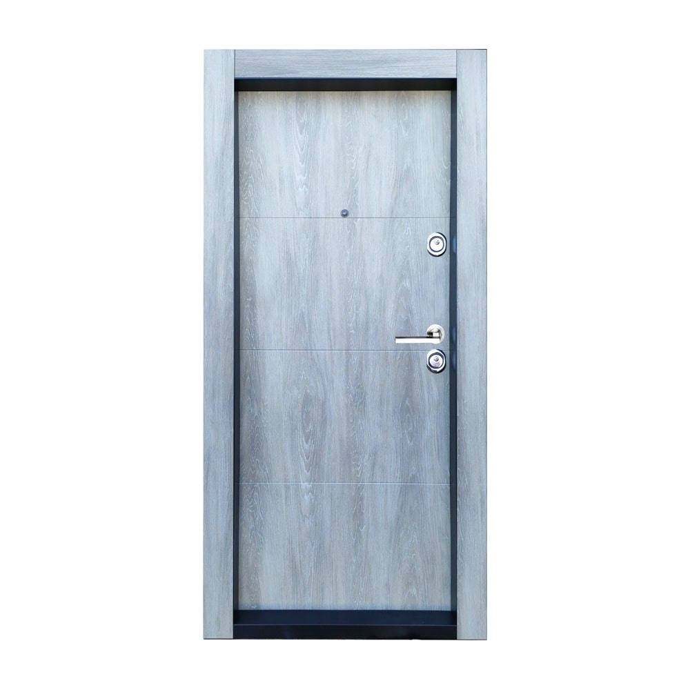 Usa metalica exterior Velista Portal Grey Oak 2000X880 mm stanga