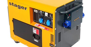 Generator insonorizat diesel monofazat 4.2kW, 3000rpm, include automatizare, Stager DG 5500S+ATS