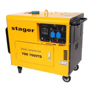 Generator insonorizat diesel monofazat 5kW, 20A, 3000rpm, Stager YDE7000TD