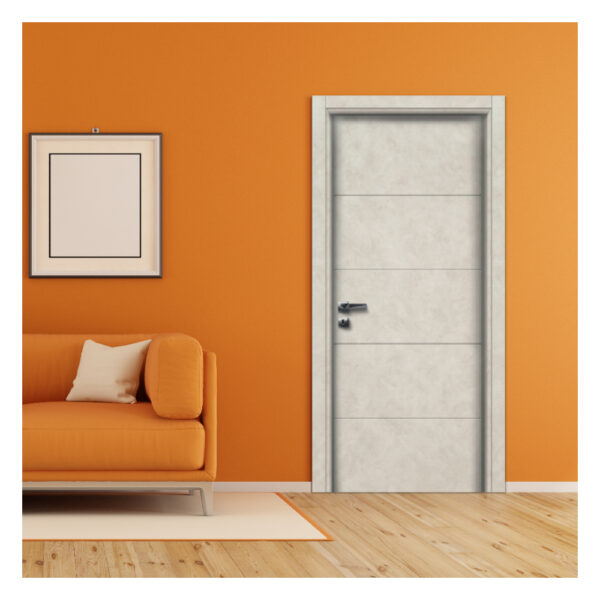 Usa de interior din MDF Idealine  model 9200  Lunar grey  2010/810 - imagine 2