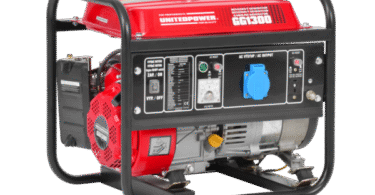 Generator de Curent 2.4 CP, 1100 W, 2.4 CP, (Benzina), AVR, 1 priza 12V+1 Priza 220 V - Hecht GG1300