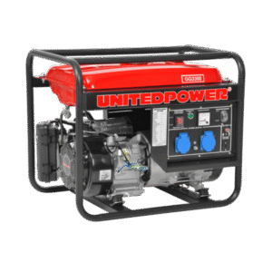 Generator de Curent 7 CP, 3000 W, 7 CP (Benzina), AVR, 1priza 12V + 2 prize 220 V - Hecht 3300