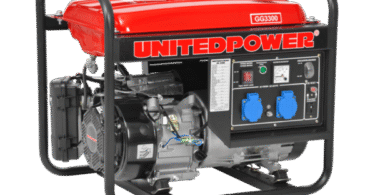 Generator de Curent 7 CP, 3000 W, 7 CP (Benzina), AVR, 1priza 12V + 2 prize 220 V - Hecht 3300
