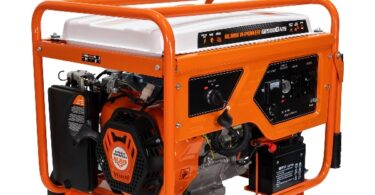 Generator de curent RURIS R-Power GE 9000 ATS, motor benzina, 4T, 445 CC, 15 CP, putere nominala 7000 W, AVR, 2 prize AC 220V