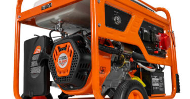 Generator de Curent Ruris R-Power GE 7000RC – 6500W, Motor 13CP, 3 Faze, Pornire Electrica, Telecomanda, Rezervor 28L
