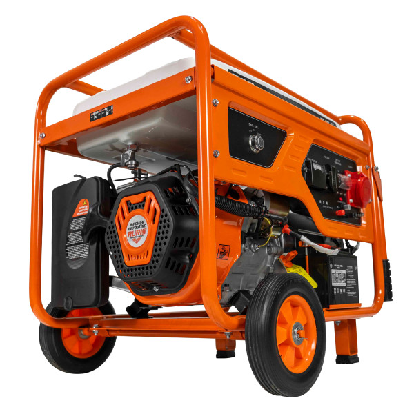 Generator de Curent Ruris R-Power GE 7000RC – 6500W, Motor 13CP, 3 Faze, Pornire Electrica, Telecomanda, Rezervor 28L