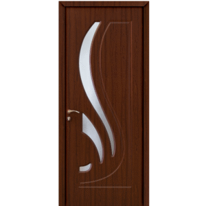 Usa de interior din lemn  Style  cu geam  154 Teak 2000/800